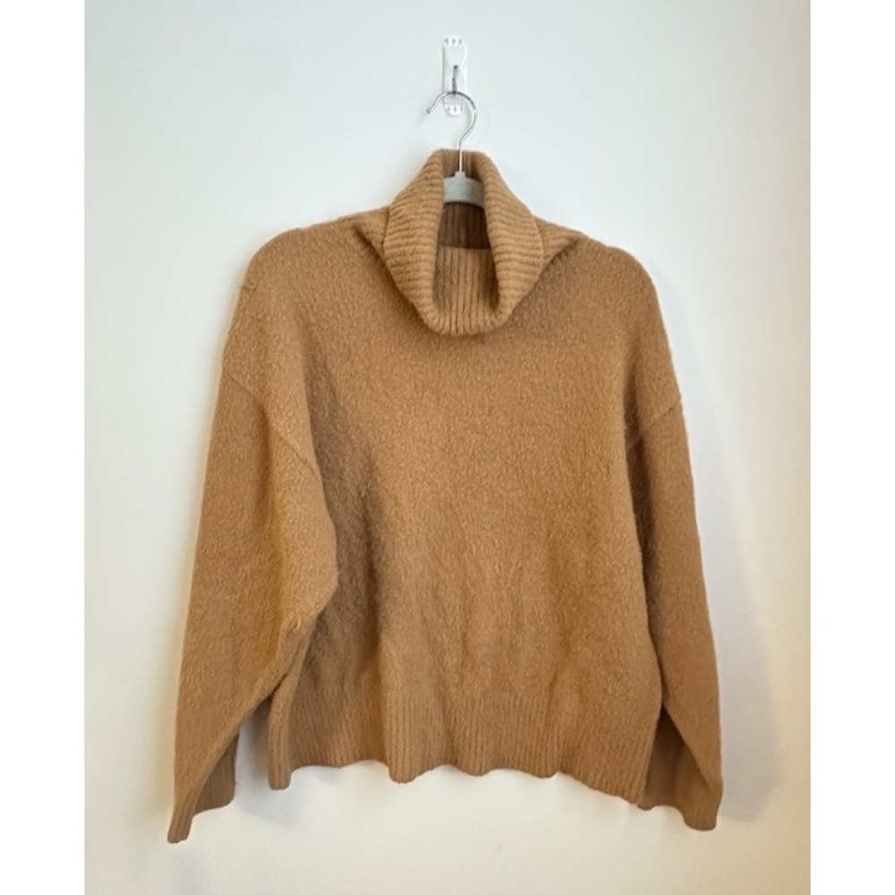 Calia Women's Large Eyelash Turtleneck Sweater